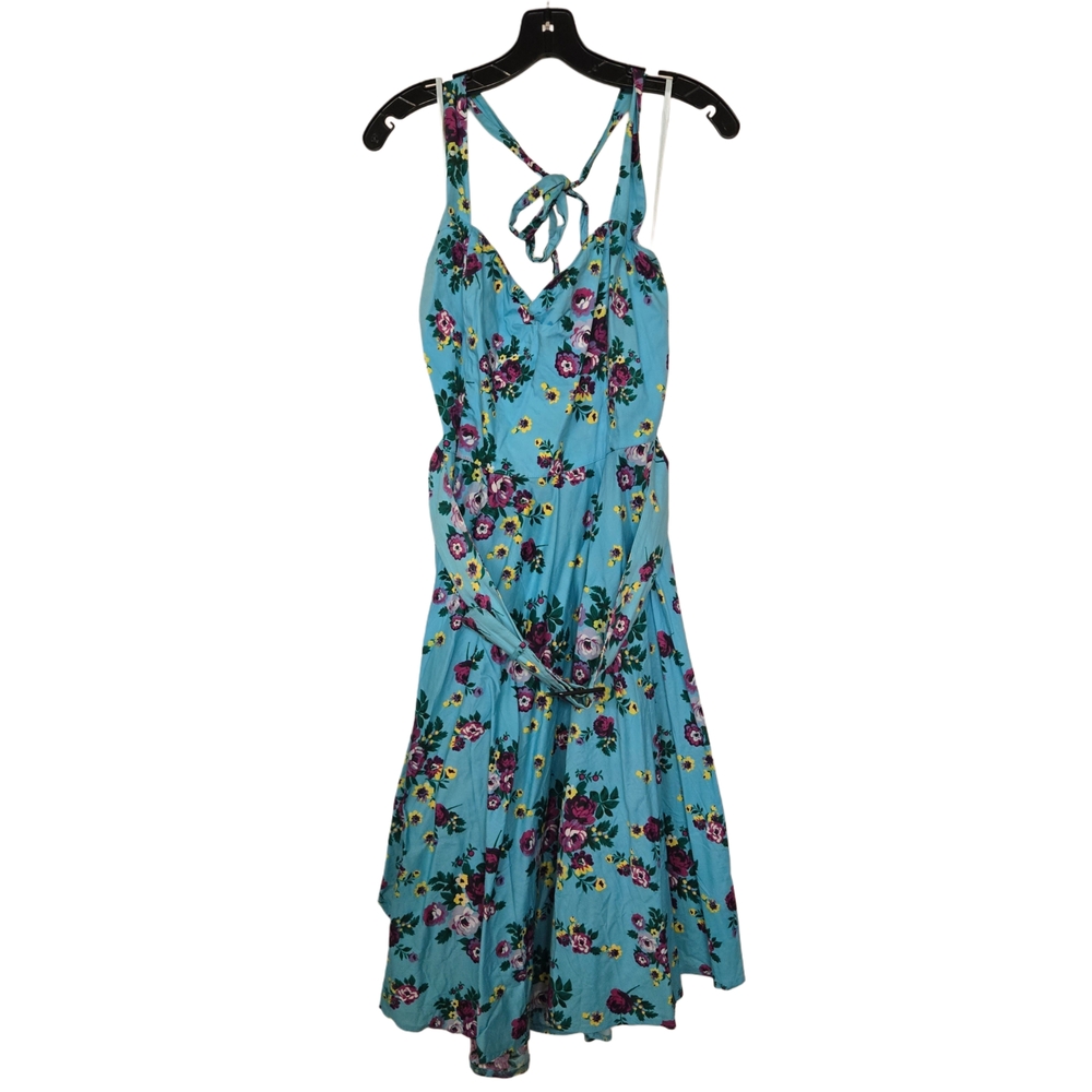 Floral Blue Maxi Dress
